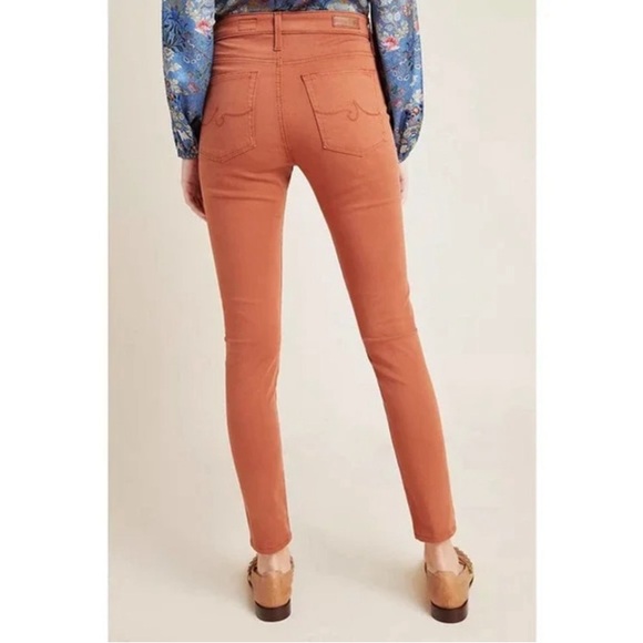 NWT AG Adriano Goldschmeid Farrah Hi Waist Skinny Ankle Jeans Brick Dust… - Picture 3 of 16